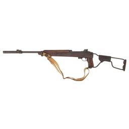 **Inland U.S. M1A1 Paratrooper Carbine with M8 Grenade Launcher and Updated Rear Sight