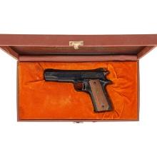 *1 of 2 Consecutively Numbered Colt Custom Shop Engraved Series 70 Gold Cup National Match Pistol in