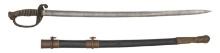 Ames Model 1850 Foot Officers Sword Presented to Lt. Cornelius Batchelder - WIA at Gettysburg