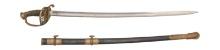 Ames Model 1850 Staff & Field Officer's Sword Inscribed to Lt. Albion W. Tourgee - 105th OH Infantry