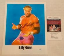 Billy Gunn Autographed Signed JSA WWF Wrestling 8x11 Photo Smoking Gunns WWE AEW Wrestling