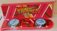 Michael J Fox Christopher Lloyd Back To The Future Hoverboard Autographed Dual Signed JSA PSA Hover