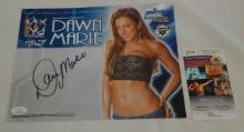 Dawn Marie Autographed Signed JSA 9x11 Promo Photo WWE WWF 2004 Wrestlemania XX 20 Sexy ECW Divas