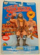 Vintage WWF LJN Wrestling Figure MOC Poster Bio WWE Hercules Hernandez Rare Toy 1980s