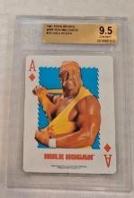 Vintage 1991 WWF Wrestling Playing Card Hulk Hogan BGS 9.5 GEM MINT WWE Ace nWo Low Pop