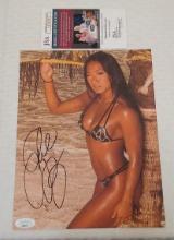 Gail Kim Autographed Signed JSA 8x10 Photo WWF WWE Wrestling TNA Bikini Divas COA Sexy