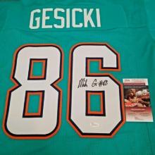 Mike Gesicki Autographed Signed NFL Football Jersey Miami Dolphins XL Custom JSA PSU Penn State