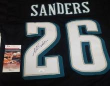 Miles Sanders Autographed Signed NFL Football Jersey Eagles XL Custom JSA PSU Stitched