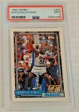 Key Vintage PSA 9 MINT 1992-93 Topps #362 Rookie Card RC Shaquille O'Neal Shaq HOF Magic Slabbed