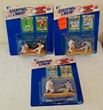 1989 Starting Lineup Baseball One On One MOC Lot Sandberg Mattingly Boggs Trammell Coleman Canseco