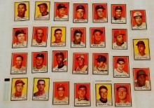 27 Different Vintage 1962 Topps Stamp Baseball Oddball Insert Lot Starter Set