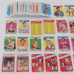 Vintage 1971 Topps NBA Basketball Card Near Complete Set Lot 165/233 EX-MT EX Lanier RC Stars HOFers