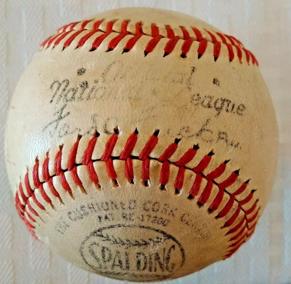 25 Signatures JSA LOA Vintage 1946 NY Giants Baseball Team Signed Autograph Ott Mize Lombardi MLB