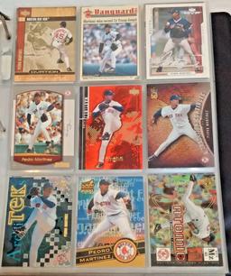 400 Different MLB Baseball Card Album 1990s 2000s All Pedro Martinez Collection Inserts Expos Sox