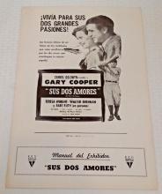 Vintage Poster 1942 Movie Brochure Print Trade Ad Pride Of Yankees Babe Ruth MLB Baseball 12x18 RKO