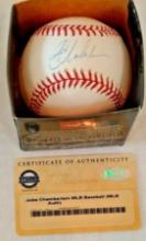 Joba Chamberlain Autographed Signed ROMLB Baseball MLB Steiner Holo COA Yankees