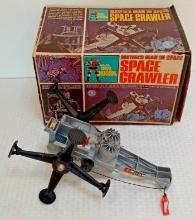 Vintage 1966 Mattel Major Matt Mason Space Crawler Original Box String Hook + Extra Toy 1960s