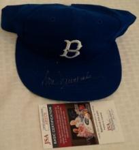 Vintage Don Newcombe Autographed Signed Hat Cap JSA MLB Baseball Brooklyn Dodgers Roman Brand