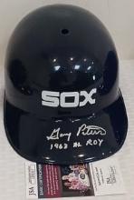 Gary Peters Autographed Signed Full Size MLB Baseball 1980s White Sox Helmet JSA Inscription