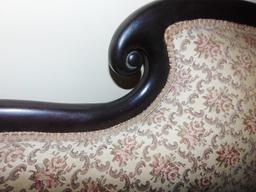Antique Solid Mahogany Duncan Phyfe Style Sofa