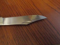 Vtg Master Barlow Pocket Knife W/ Happy Birthday Handle