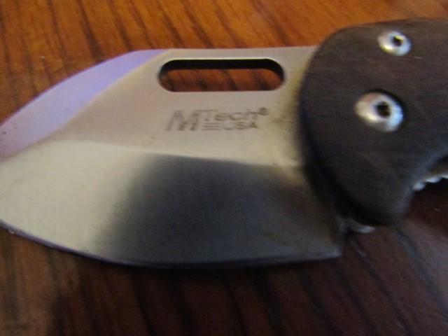 Mtech U S A Folding Stubby Pocket Knife M T - 1031 B R