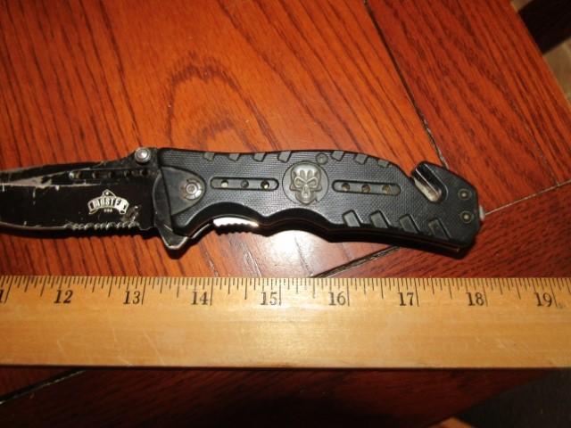 2 Tactical Folding Knives W/ Belt Clips