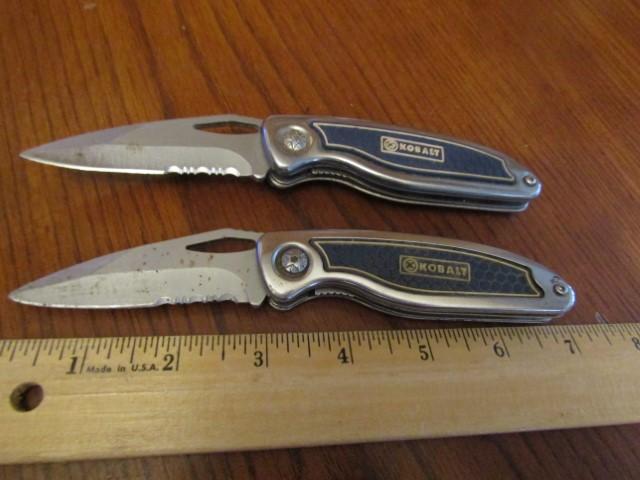 2 Kobalt Pocket Knives