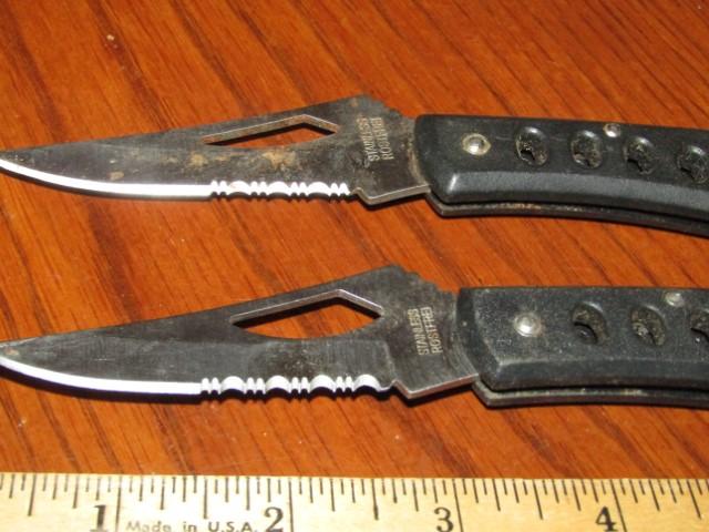 2 Folding Tactical Pocket Knives