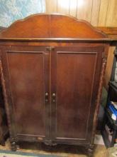 Antique Continental Furniture Co. Solid Wood Chifferobe  (LOCAL PICK UP ONLY)
