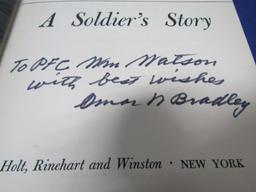 1951 Book " A Soldier's Story " By And Autographed By General Omar Nelson Bradley