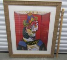 Framed And Matted Print " Buste De Femme " By Pablo Picasso (LOCAL PICK UP ONLY)