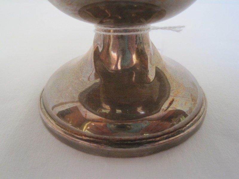 Sterling Compote w/ Flared Rim Reinforced Base Makers Mark "S"