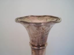 Elsilco Sterling Bud Vase w/ Flared Rim & Cement Filled Base
