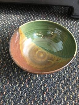 Three Bowls by Local Potter