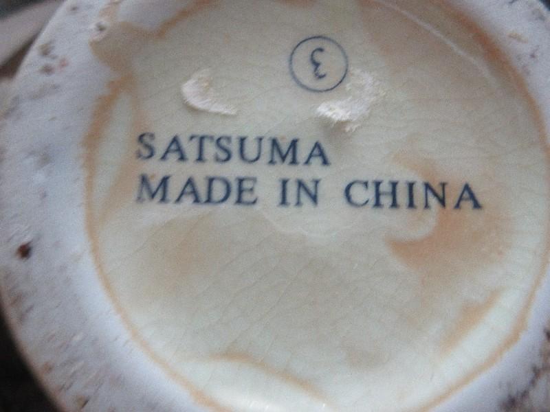 Satsuma Hand Painted Semi Porcelain 6" Double Handle Vase Beautiful Adorned Oriental Gilt