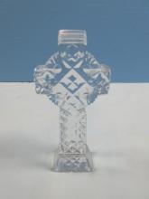 Waterford Crystal Celtic Cross 5.5" Waterford Mark Newer-Retail $139.95, Retired 1999 Figurine