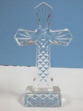 Waterford Crystal 8 1/4" Medieval Cross Pointed Edge Figurine