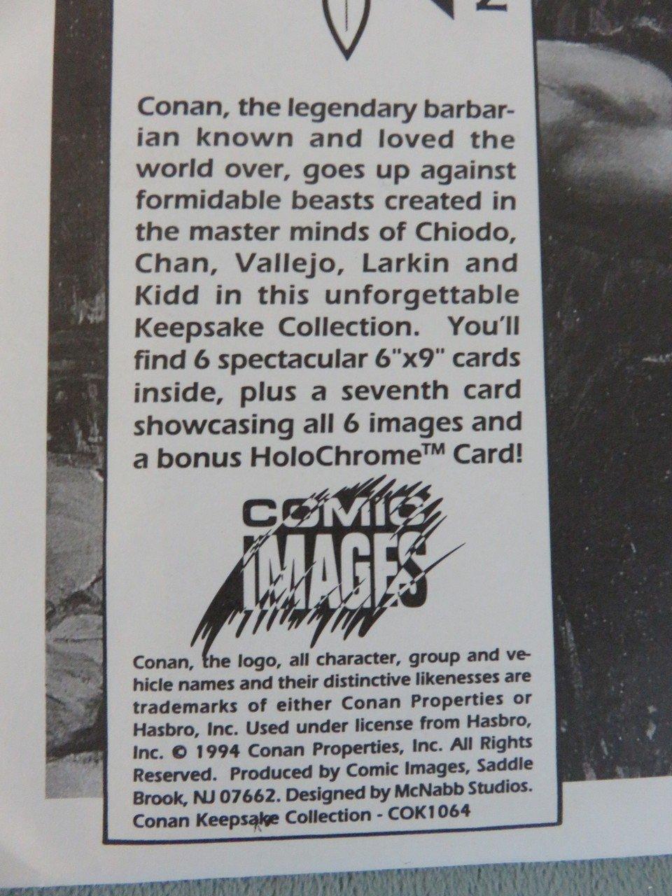 Conan Keepsake Collection Portfolio #536