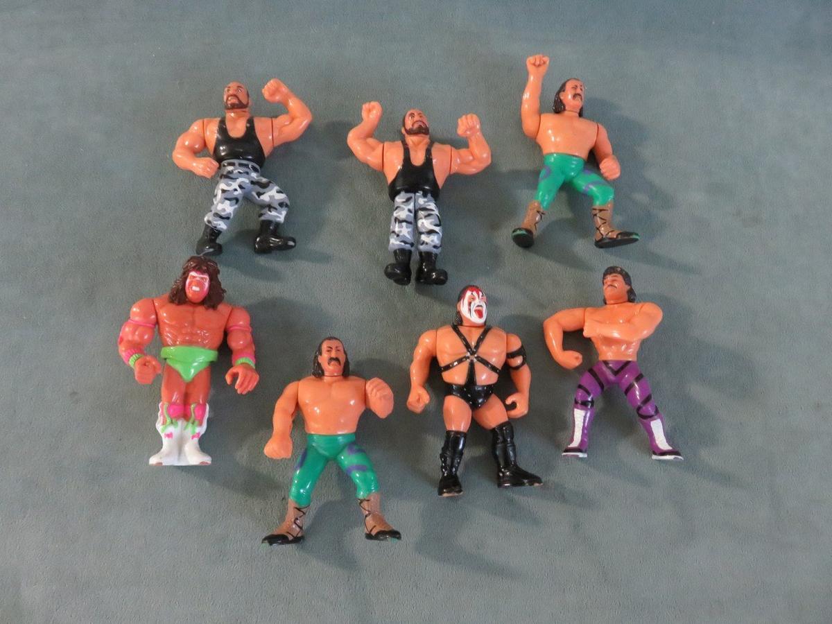 WWF/LJN Wrestling Figure Lot of (7)