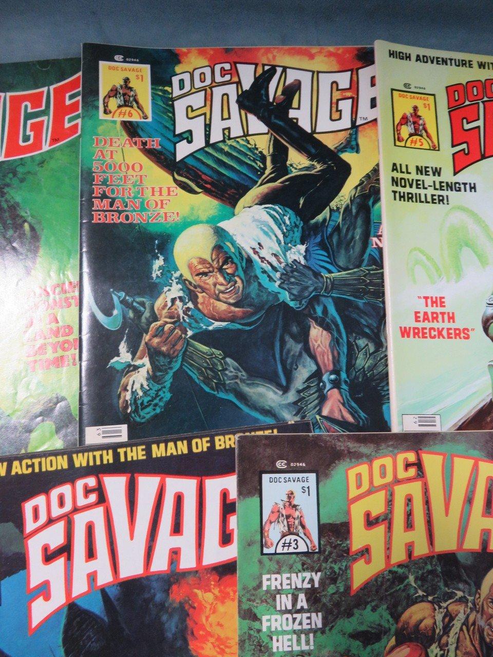 Doc Savage (1976) #3-7 Magazine Lot