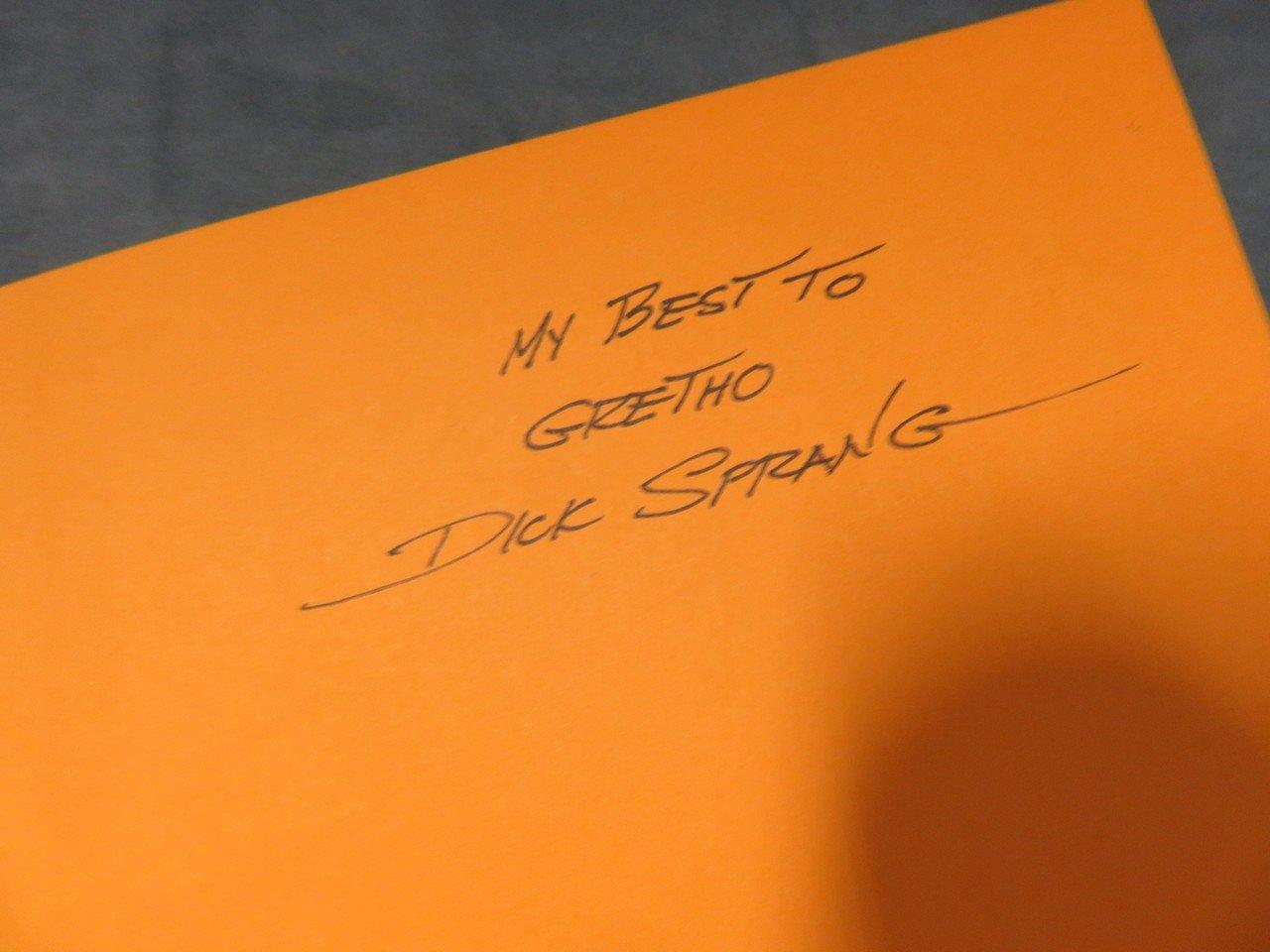 Dick Sprang Signed DC Hardcover