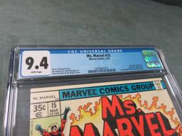 Ms. Marvel #15/1978 CGC 9.4