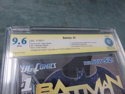 Batman #1 /2011 CBCS Auth. Signature 9.6