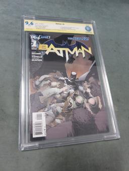 Batman #1 /2011 CBCS Auth. Signature 9.6