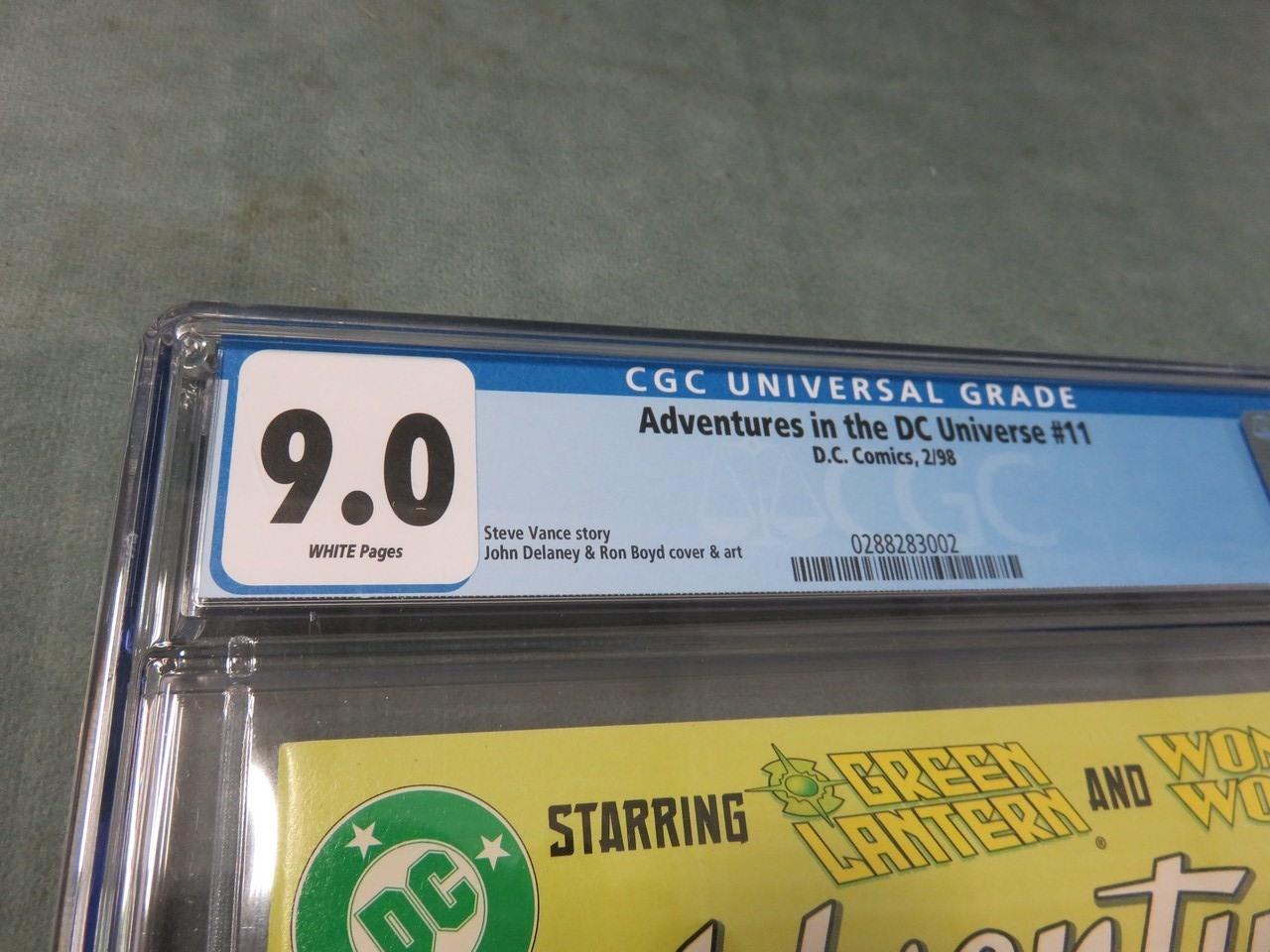 Adventures in the DC Universe #11 CGC 9.0