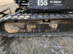 2015 Bobcat E55 Mini Excavator,