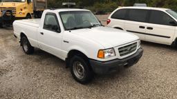 2003 Ford Ranger Mini Truck, VIN 1FTYR1OU73PA14121, Gas Engine, Single Cab,