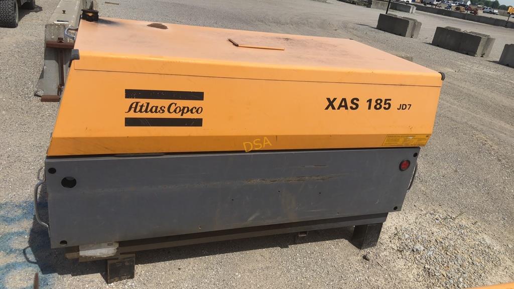 Atlas Copco XAS185 JD7 Air Compressor,