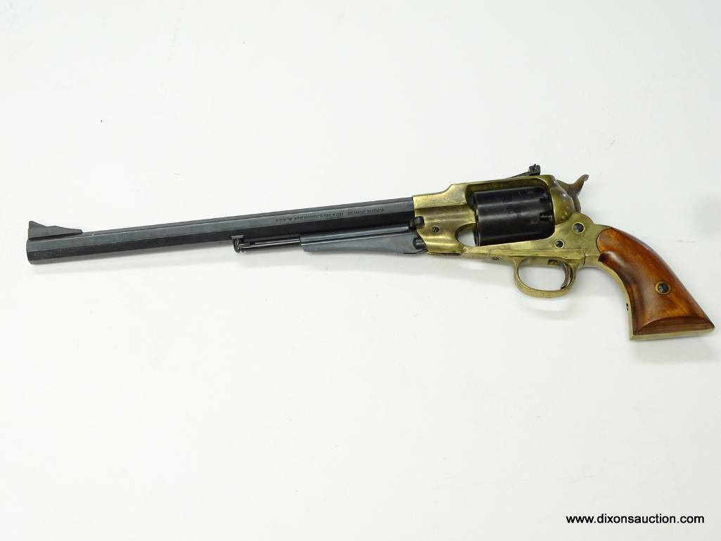 (SC) ASM BLACK POWDER .44 CAL. WITH OCTAGON BARREL. MADE IN ITALY. HAS A BRASS FRAME. 17.5" LONG. 6